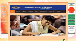 Desktop Screenshot of nationaldistanceeducation.com