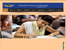 Tablet Screenshot of nationaldistanceeducation.com